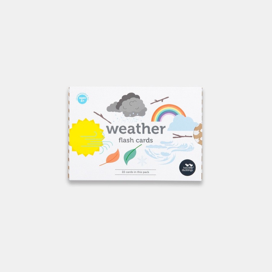 Play + Learn Two Little Ducklings Flash Cards | Flash Cards - Weather