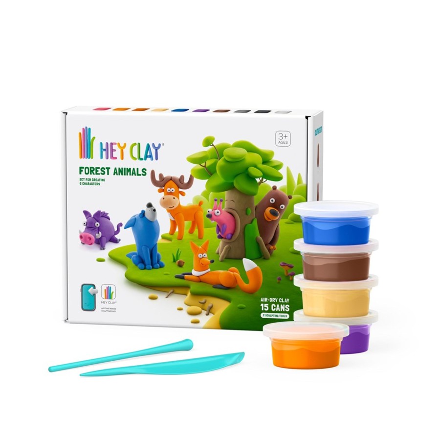 Play + Learn Hey Clay Activity Sets | Hey Clay - Forest Animals