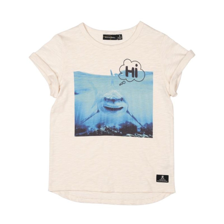 Child [2-14] Rock Your Baby Tops | Rock Your Baby Shark Hi T-Shirt