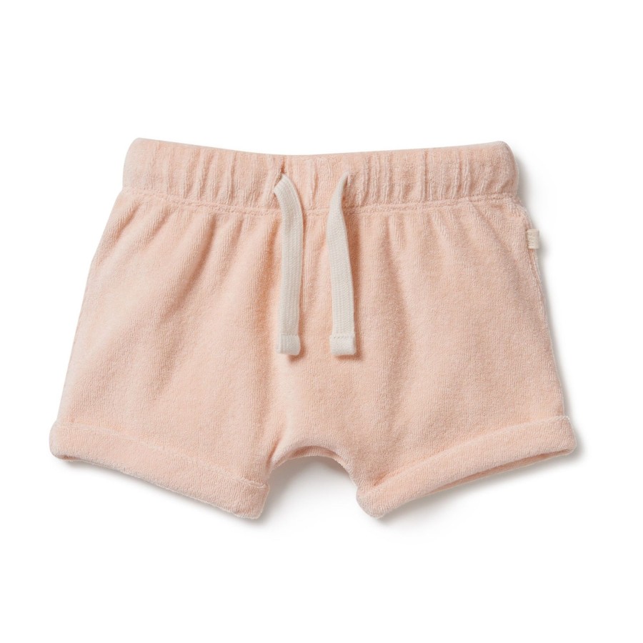 Baby [0-23M] Wilson & Frenchy Bottoms | Wilson And Frenchy Organic Terry Short Antique Pink