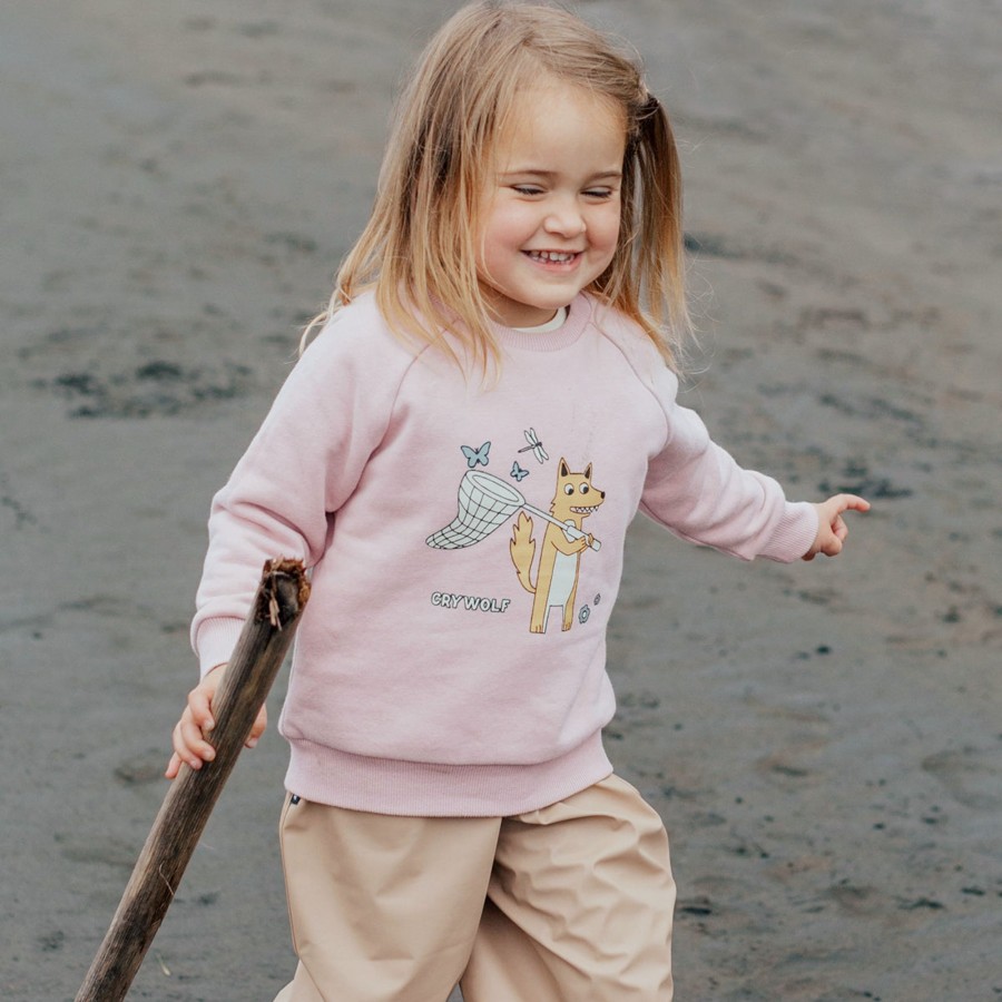 Baby [0-23M] Crywolf Jumpers | Crywolf Sunday Sweater - Butterfly Catcher