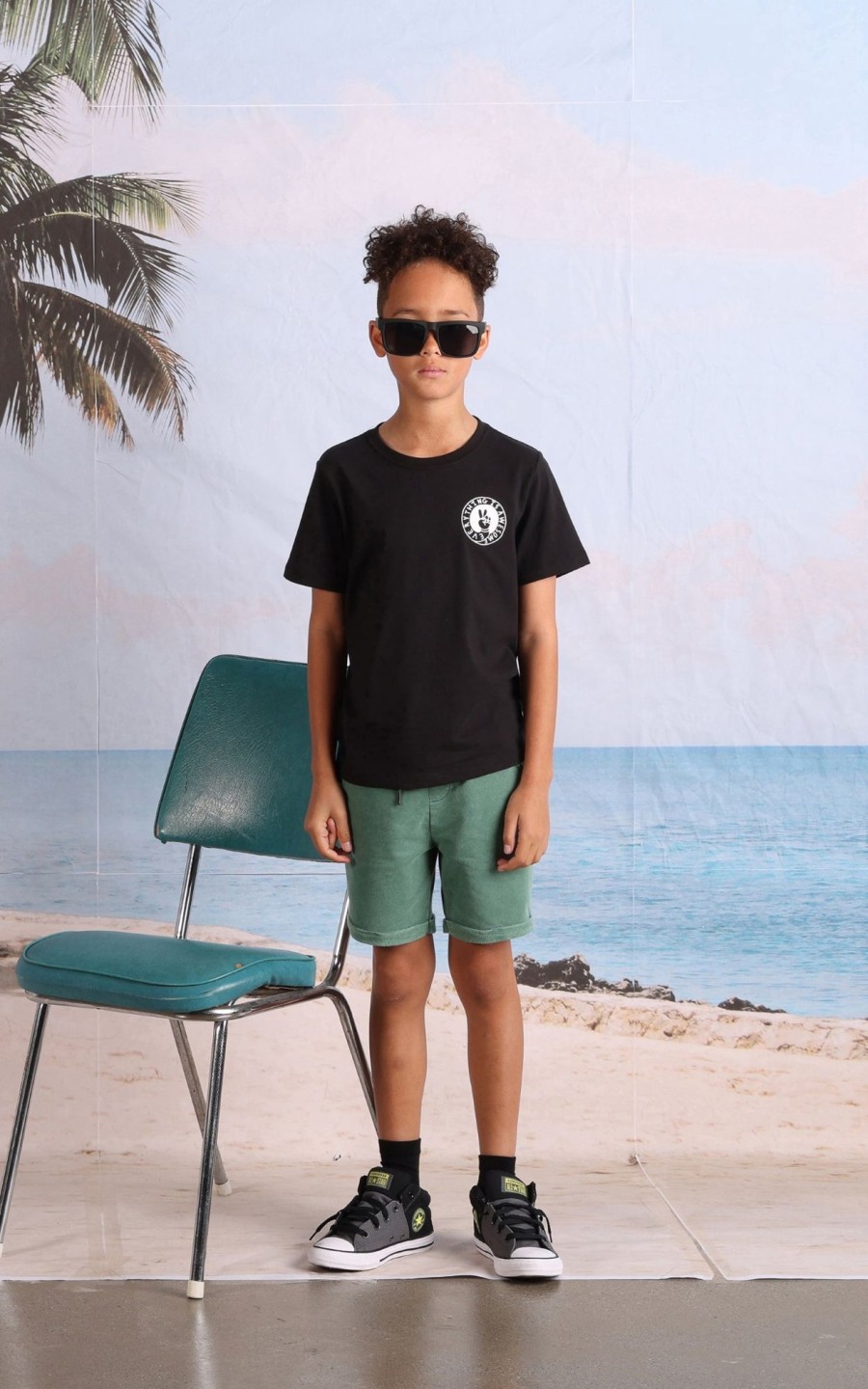 Child [2-14] Minti Tops | Minti Everything Is Awesome Tee - Black