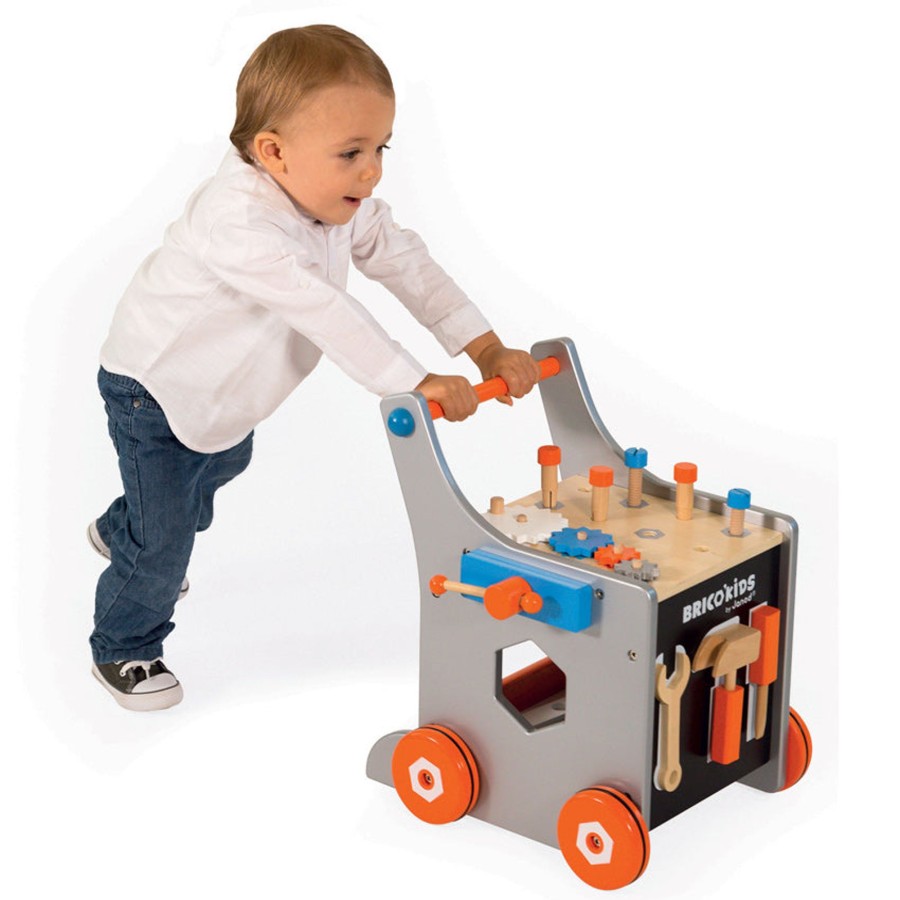 Play + Learn Janod Construction | Janod - Bricokids Diy Trolley