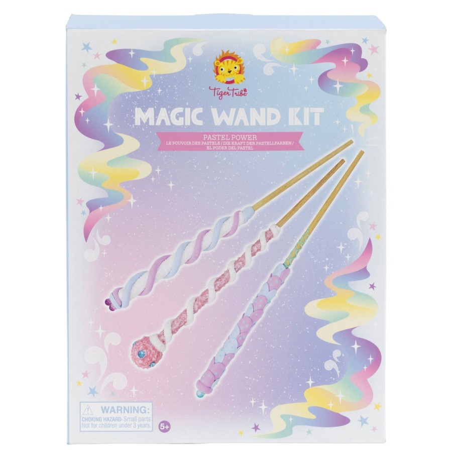 Play + Learn Tiger Tribe Role Play | Magic Wand Kit - Pastel Power