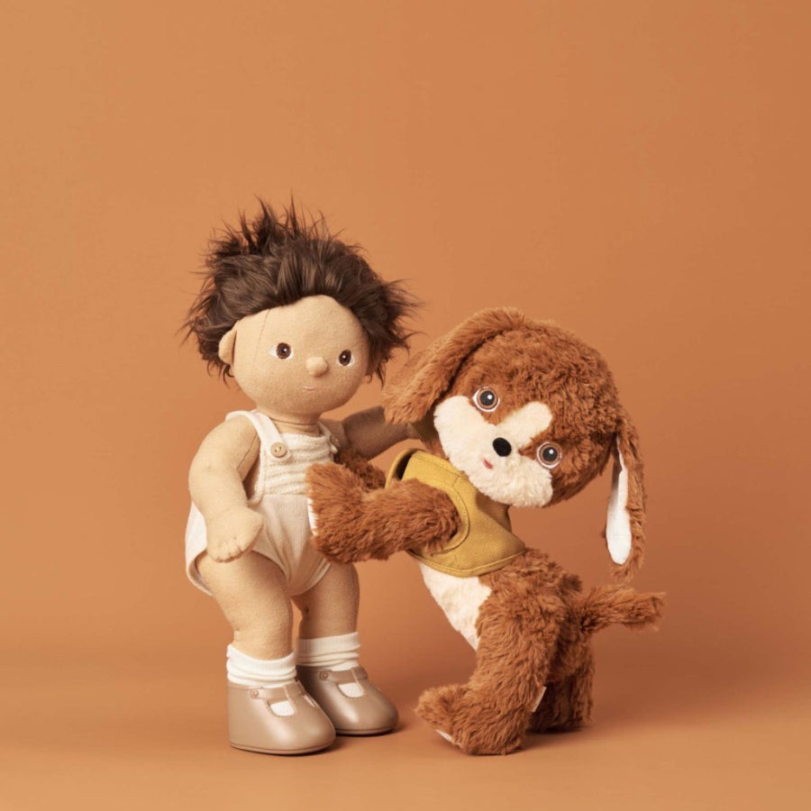 Play + Learn Olli Ella Dolls + Accessories | Olli Ella Dinkum Dog - Buddy