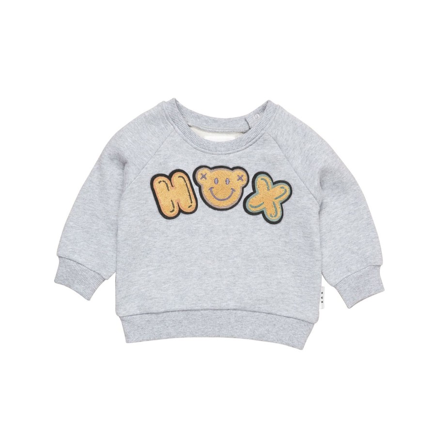 Baby [0-23M] Huxbaby Jumpers | Huxbaby Hux Badge Sweatshirt