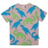 Child [2-14] Minti Tops | Minti Space Dinos Tee - Clay