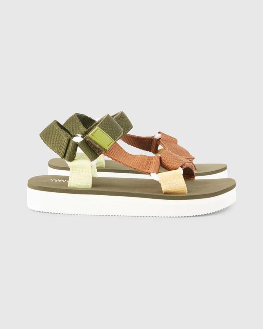 Baby [0-23M] Walnut Footwear | Walnut Taylor Sandal - Forest