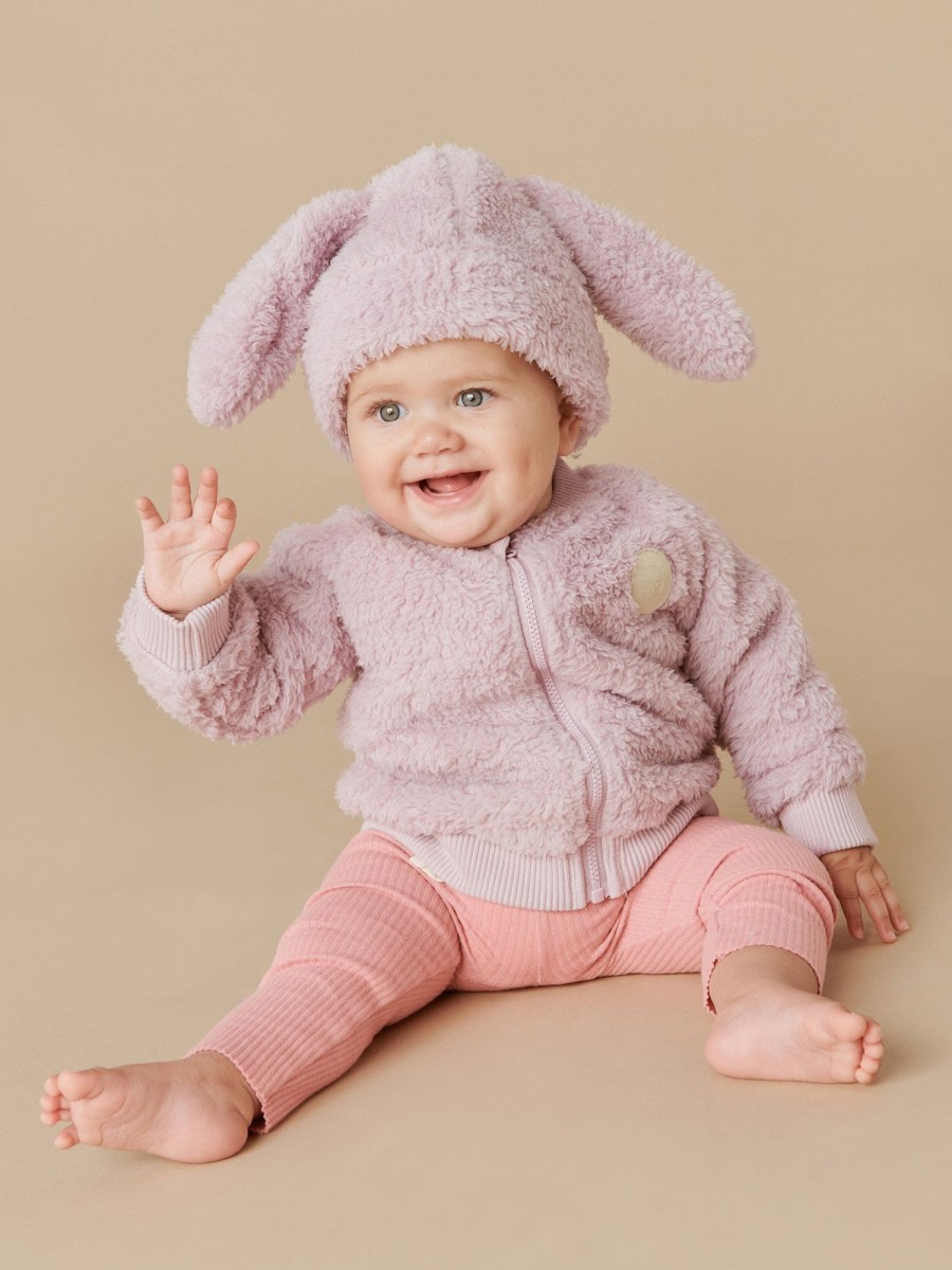 Baby [0-23M] Huxbaby Beanies | Huxbaby Bunny Fur Beanie - Lavender