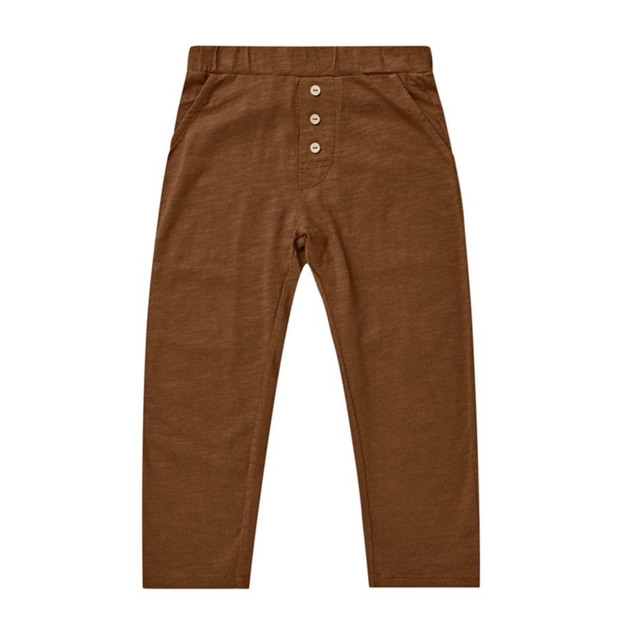 Child [2-14] Rylee + Cru Knitwear | Rylee + Cru Cru Pant - Chocolate