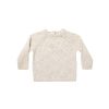 Child [2-14] Quincy Mae Knitwear | Quincy Mae Speckled Knit Sweater - Natural