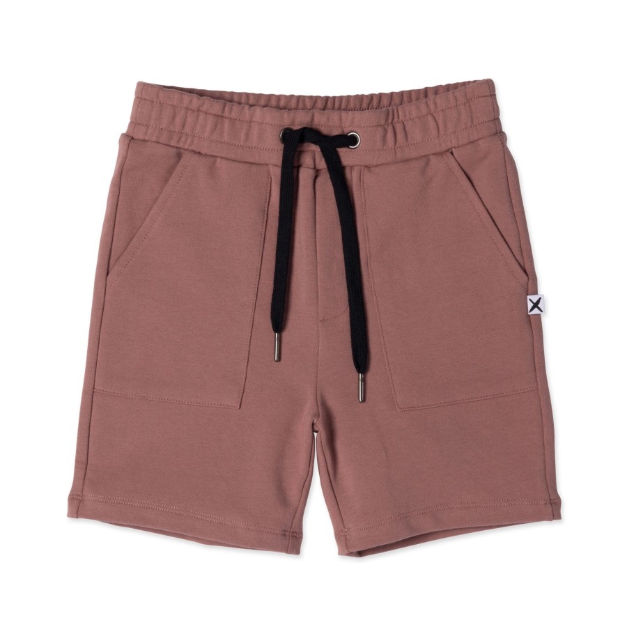 Child [2-14] Minti Bottoms | Minti Track Short - Chocolate