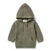 Child [2-14] Wilson & Frenchy Outerwear | Wilson And Frenchy Knitted Zipped Jacket - Dark Ivy