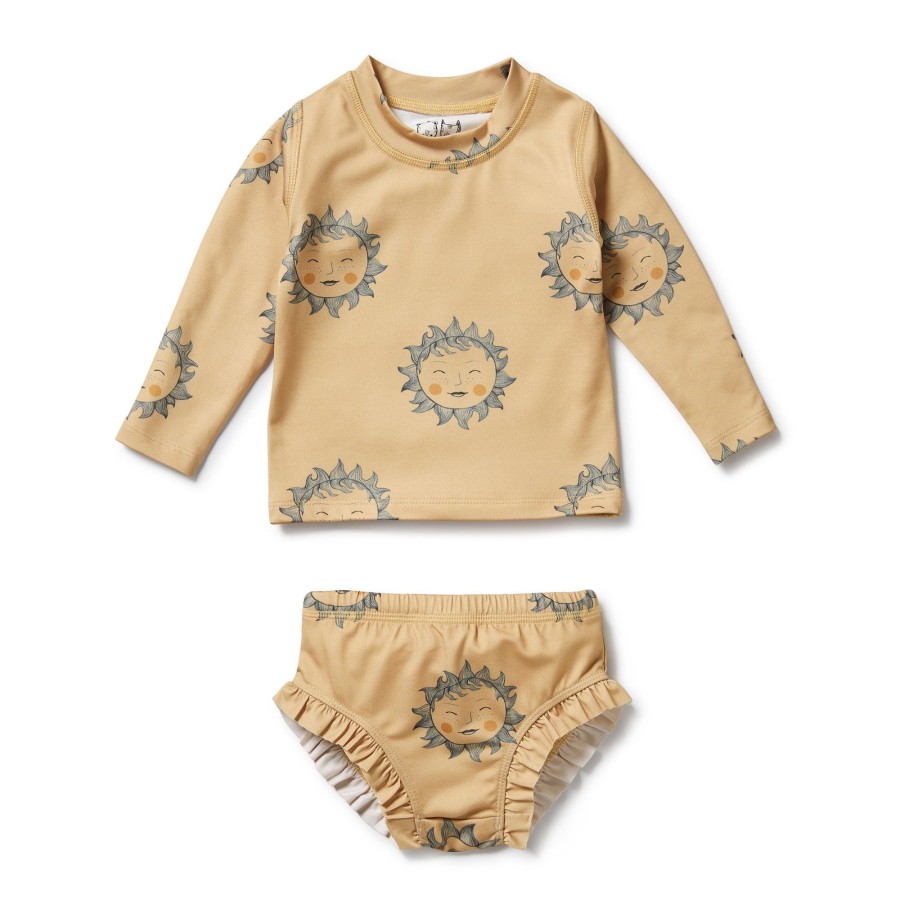 Baby [0-23M] Wilson & Frenchy Swim | Wilson And Frenchy Rashie Swim Set Shine On Me