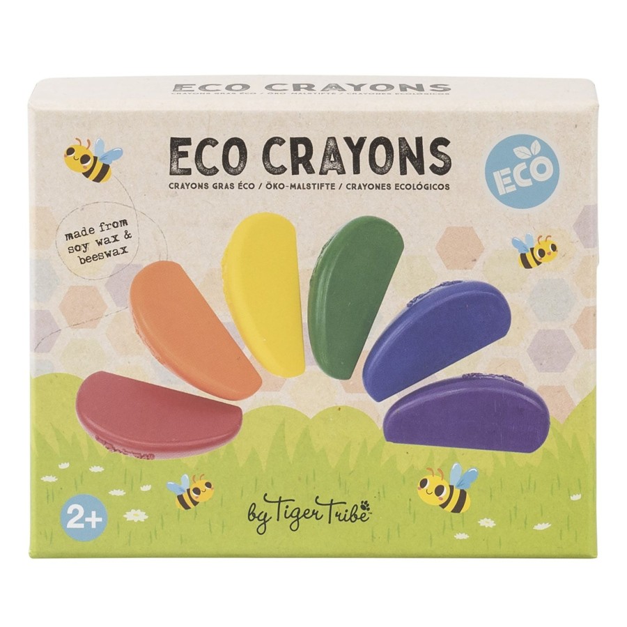 Play + Learn Tiger Tribe Stationery | Eco Crayons