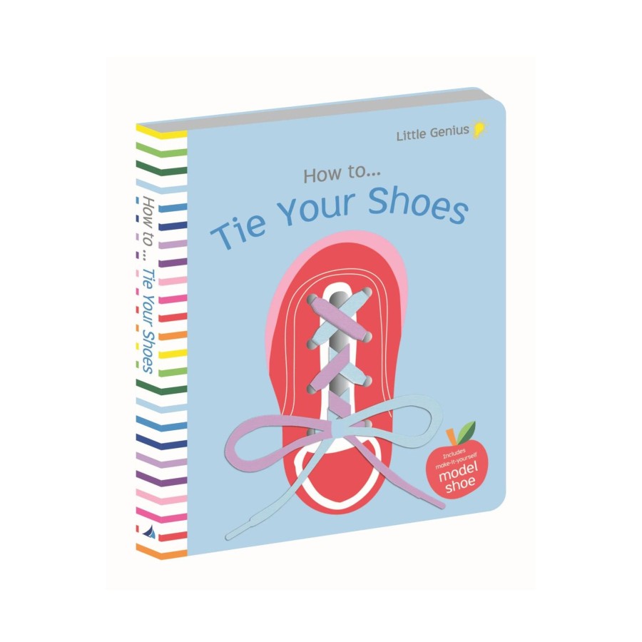 Play + Learn Lake Press Books | How To Tie Your Shoes Book With Laces