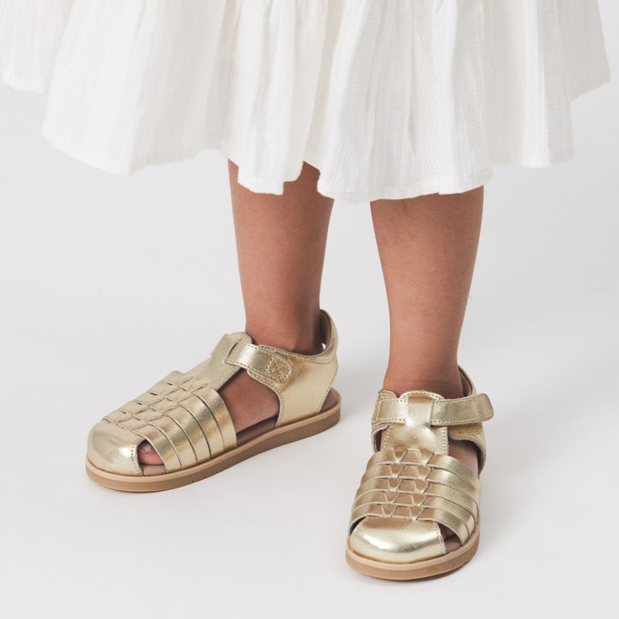 Child [2-14] Pretty Brave Footwear | Pretty Brave Frankie - Gold