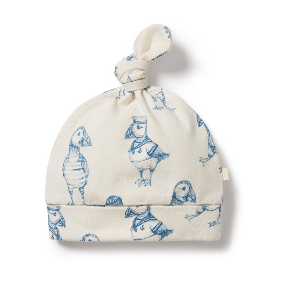 Baby [0-23M] Wilson & Frenchy Beanies | Wilson And Frenchy Organic Knot Hat Petit Puffin