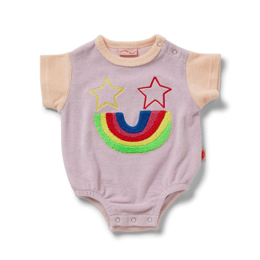 Baby [0-23M] Halcyon Nights All In One | Halcyon Nights Terry Bodysuit - Magic Moments