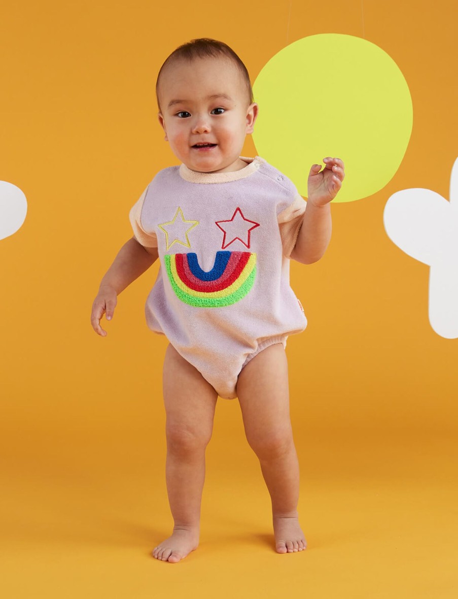 Baby [0-23M] Halcyon Nights All In One | Halcyon Nights Terry Bodysuit - Magic Moments