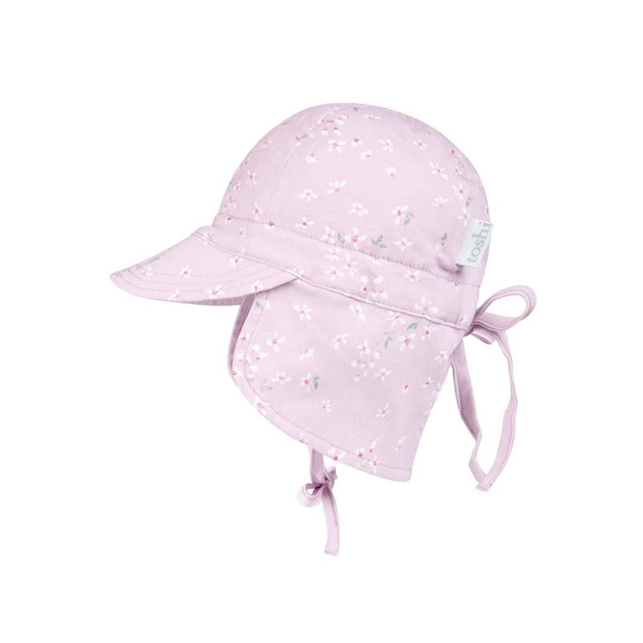 Baby [0-23M] Toshi Hats | Toshi Baby Flap Cap - Nina Lavender