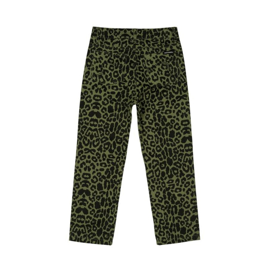 Child [2-14] Rock Your Baby Bottoms | Rock Your Baby Green Leopard Pants