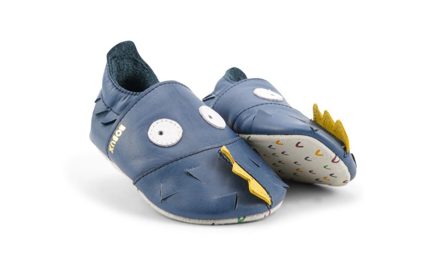 Baby [0-23M] Bobux Footwear | Bobux Soft Sole Gruff - Navy