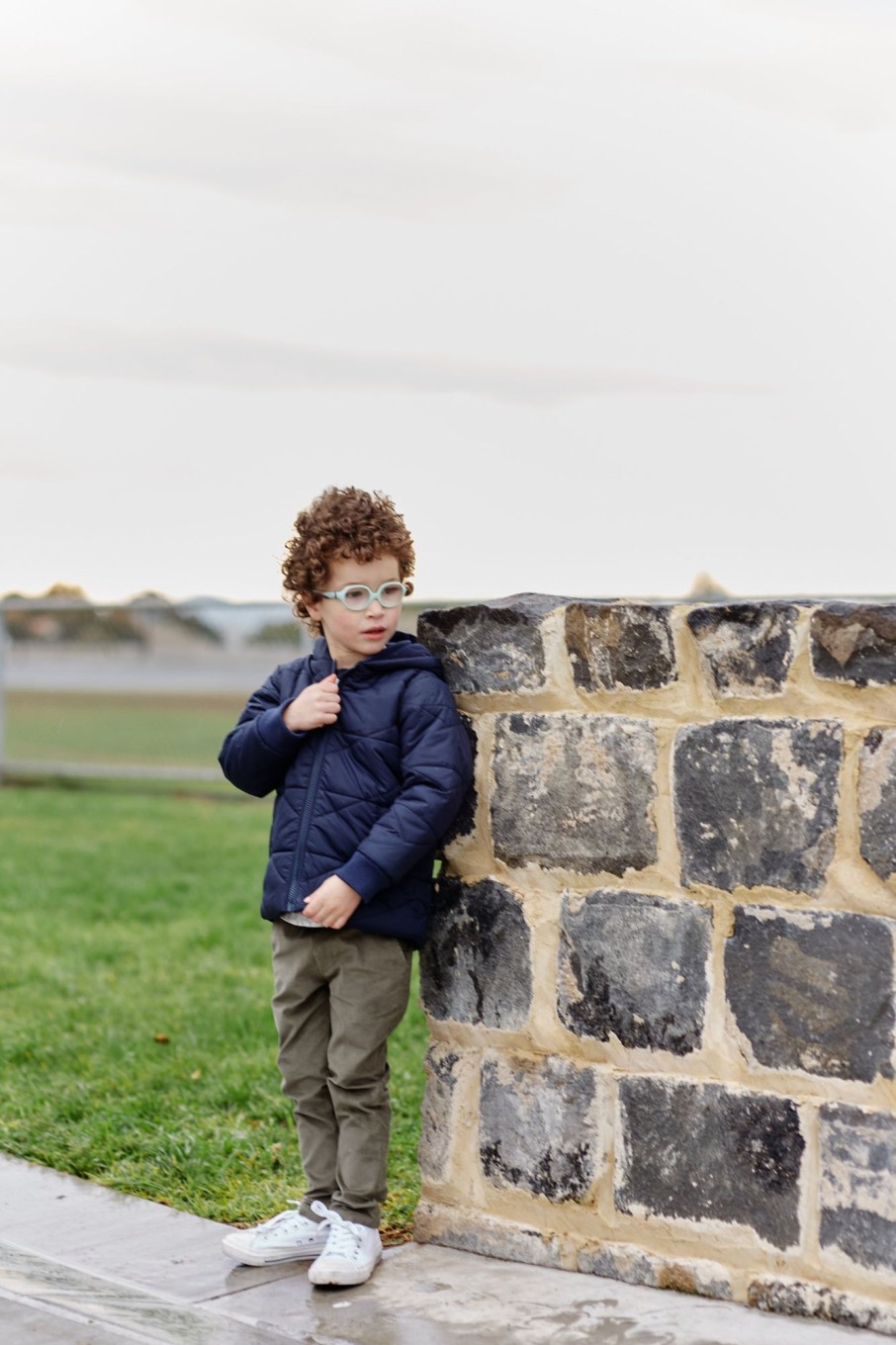 Child [2-14] Milky Outerwear | Milky Hooded Puffer Jacket - Navy