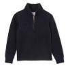 Baby [0-23M] Milky Jumpers | Milky French Rib Zip Jumper - Navy