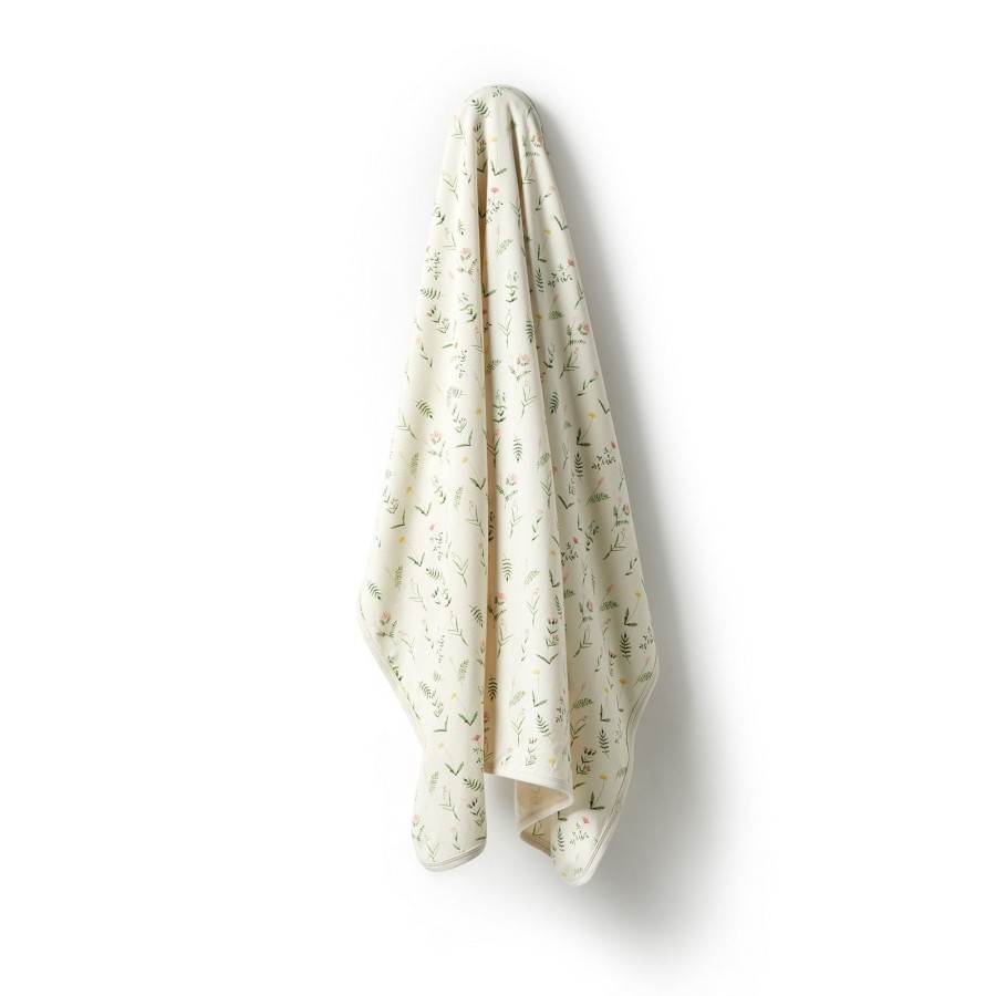 Baby [0-23M] Wilson & Frenchy Swaddles + Wraps | Wilson And Frenchy Organic Bunny Rug - Wild Flower