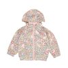 Child [2-14] Huxbaby Rainwear | Huxbaby Rainbow Daisy Reversible Rain Jacket - Multi + Rose Petal