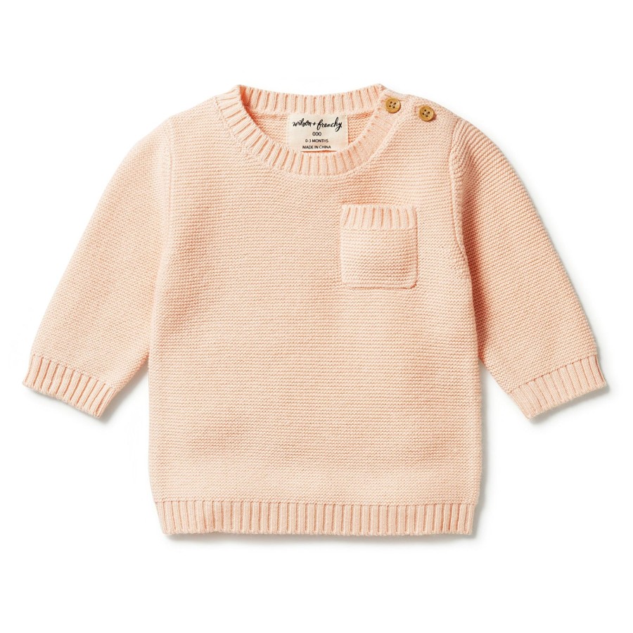 Child [2-14] Wilson & Frenchy Knitwear | Wilson And Frenchy Knitted Pocket Jumper - Shell