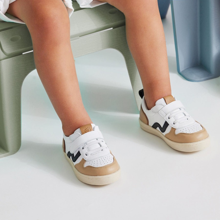 Child [2-14] Pretty Brave Footwear | Pretty Brave Xo Trainer White/Black