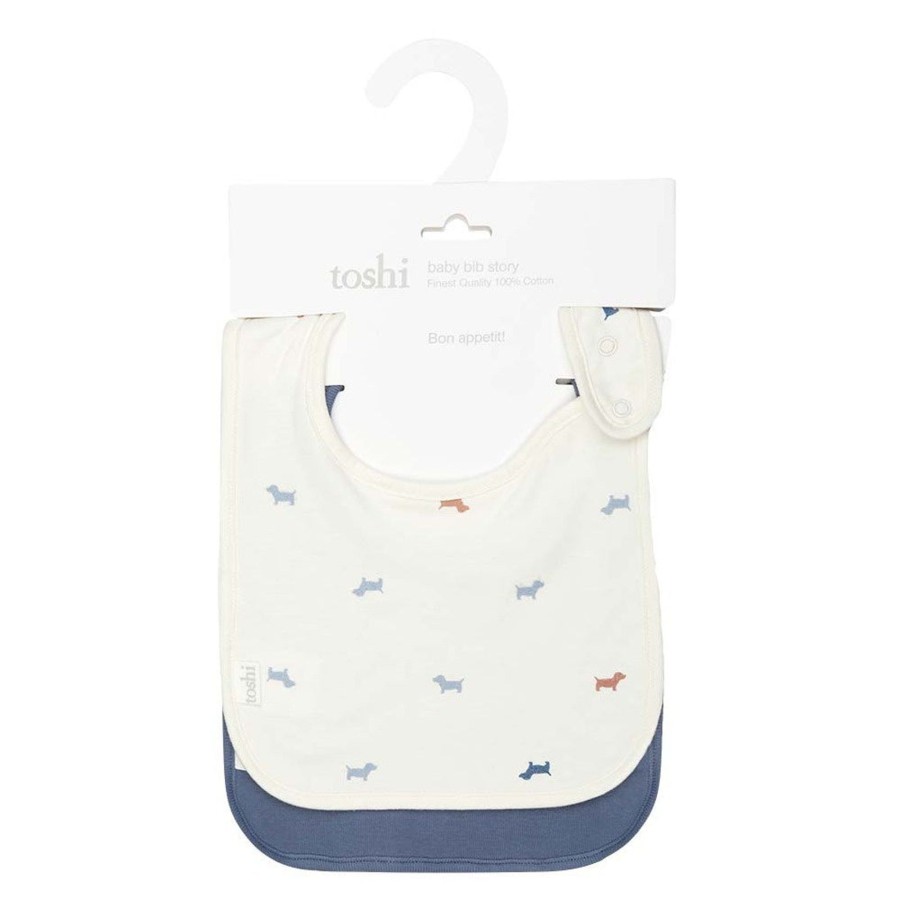 Baby [0-23M] Toshi Bibs | Toshi Baby Bib Story 2 Pack - Puppy