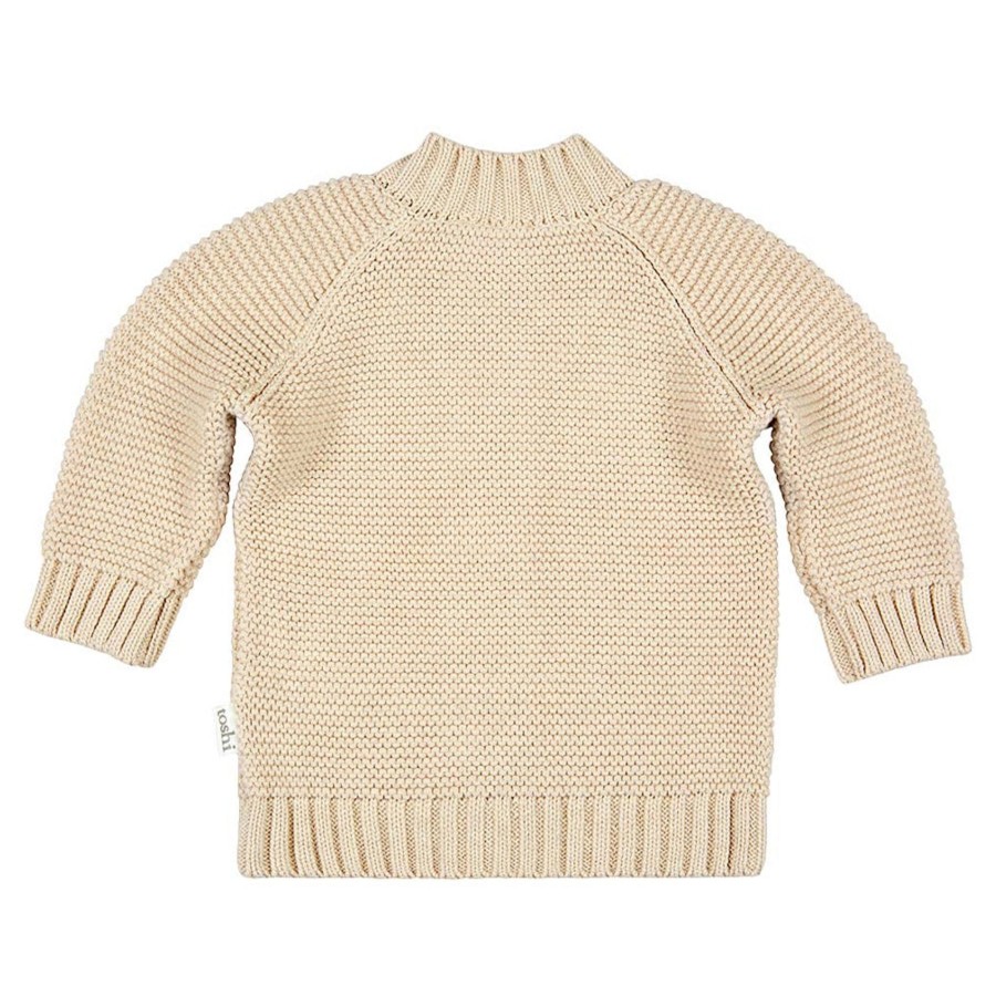 Baby [0-23M] Toshi Outerwear | Toshi Organic Cardigan - Andy / Oatmeal