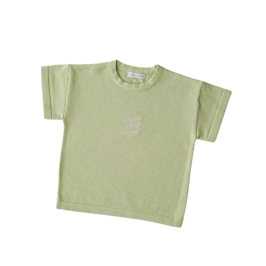 Baby [0-23M] Ziggy Lou Knitwear | Ziggy Lou - Signature Tee | Lime