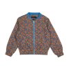 Baby [0-23M] Rock Your Baby Outerwear | Rock Your Baby Brown Floral Bomber Jacket