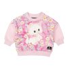 Baby [0-23M] Rock Your Baby Jumpers | Rock Your Baby White Kitten Baby Sweatshirt