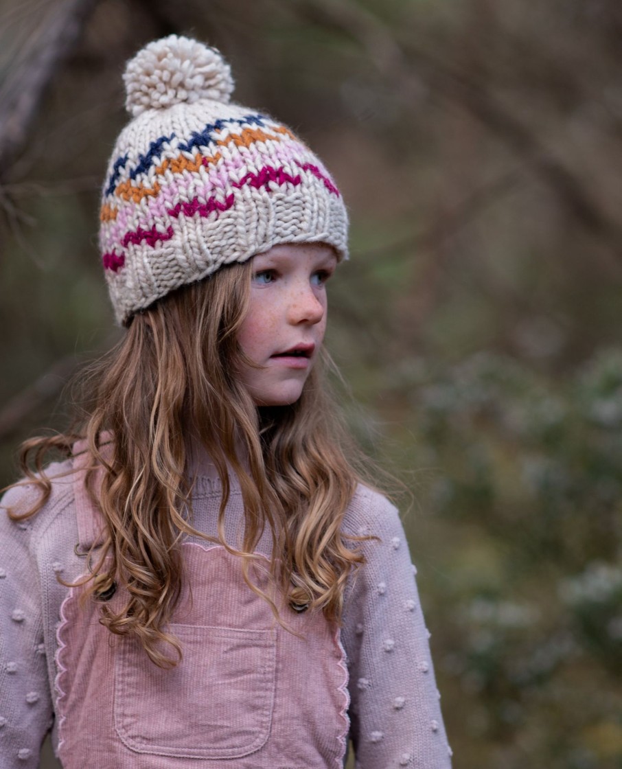 Child [2-14] Acorn Beanies | Acorn Stevie Beanie - Natural