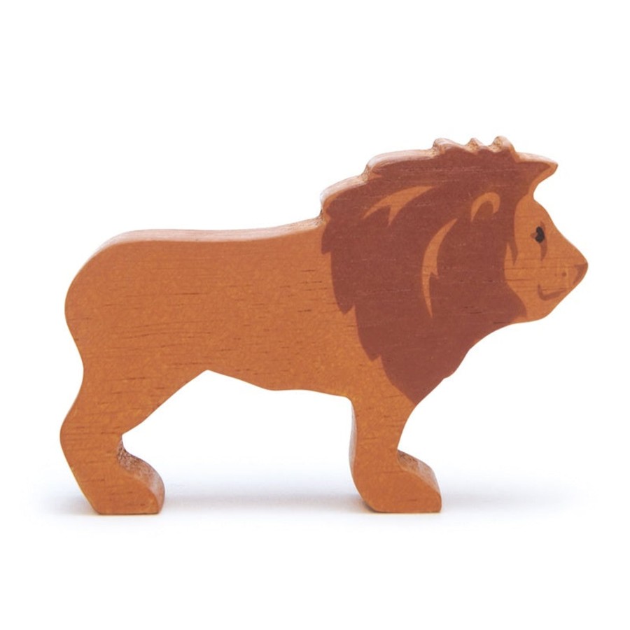 Play + Learn Tenderleaf Wooden Toys | Wooden Safari Animal - Lion