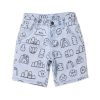 Child [2-14] Minti Bottoms | Minti Drawings Denim Short - Washed Blue