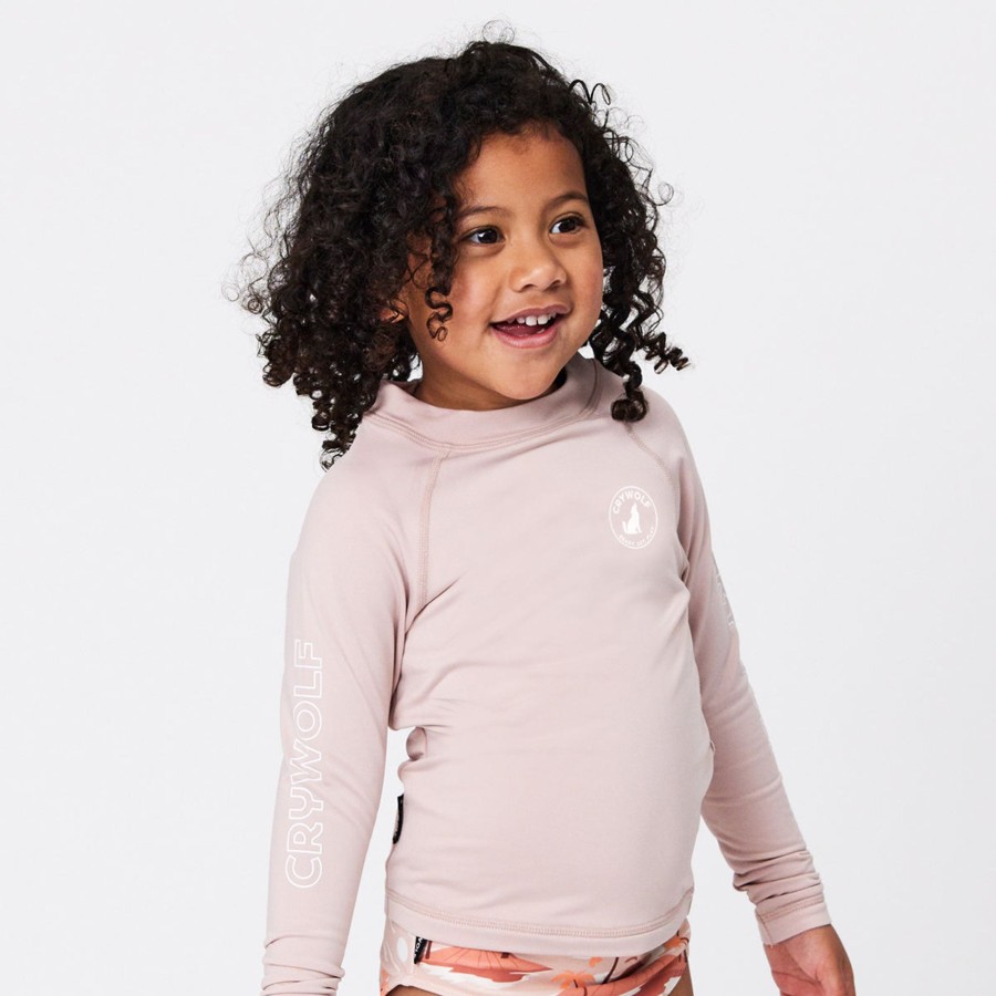 Baby [0-23M] Crywolf Swim | Crywolf Thermal Rash Vest Blush