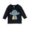 Child [2-14] Huxbaby Swim | Huxbaby Rashie Rainbow Planet - Black