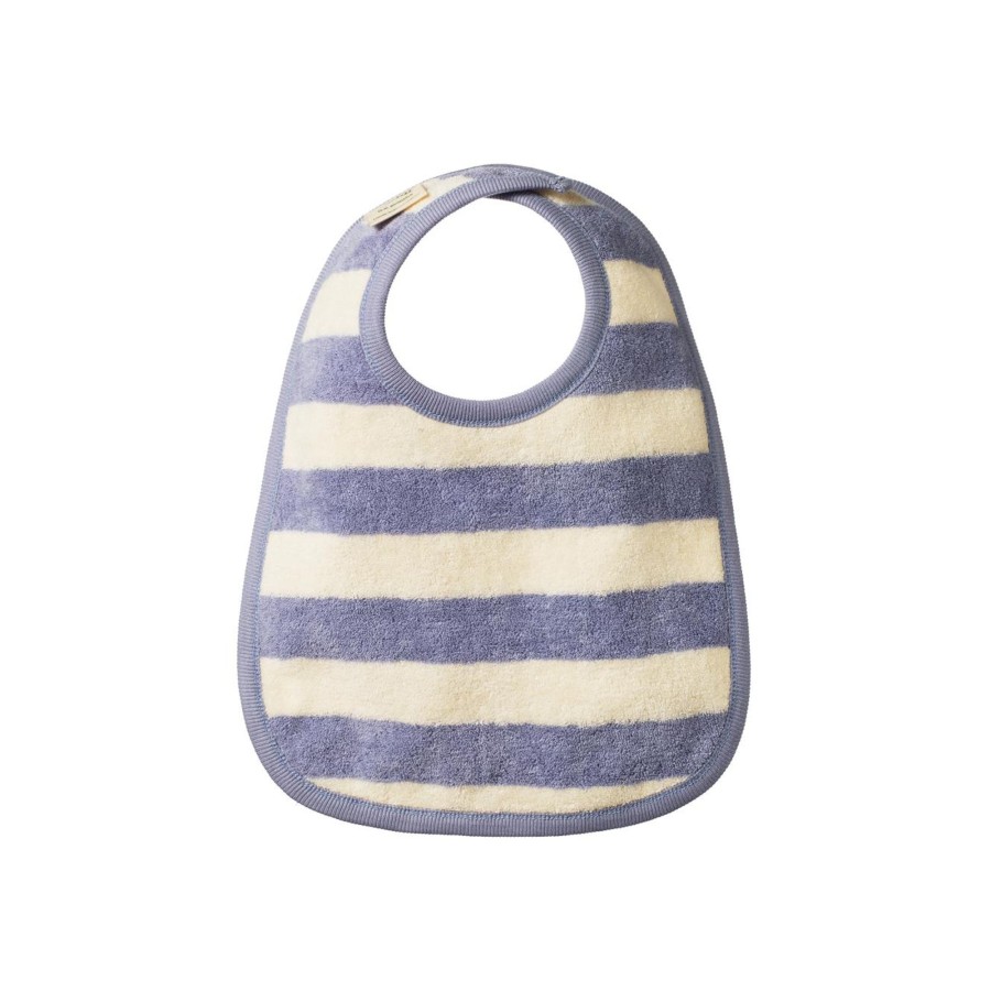 Baby [0-23M] Nature Baby Bibs | Nature Baby Reversible Bib - Bold Dusky Stripe