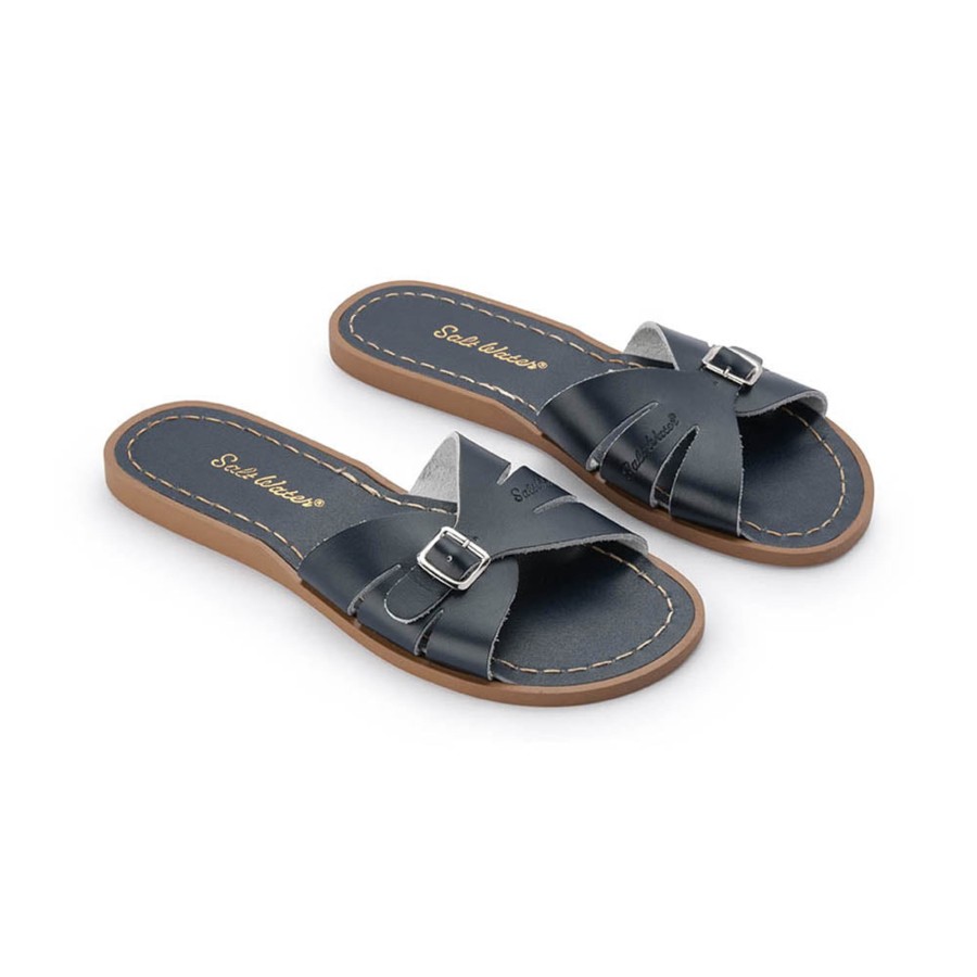 Grown Ups Saltwater Sandals | Saltwater Sandals Adults Classic Slides Navy