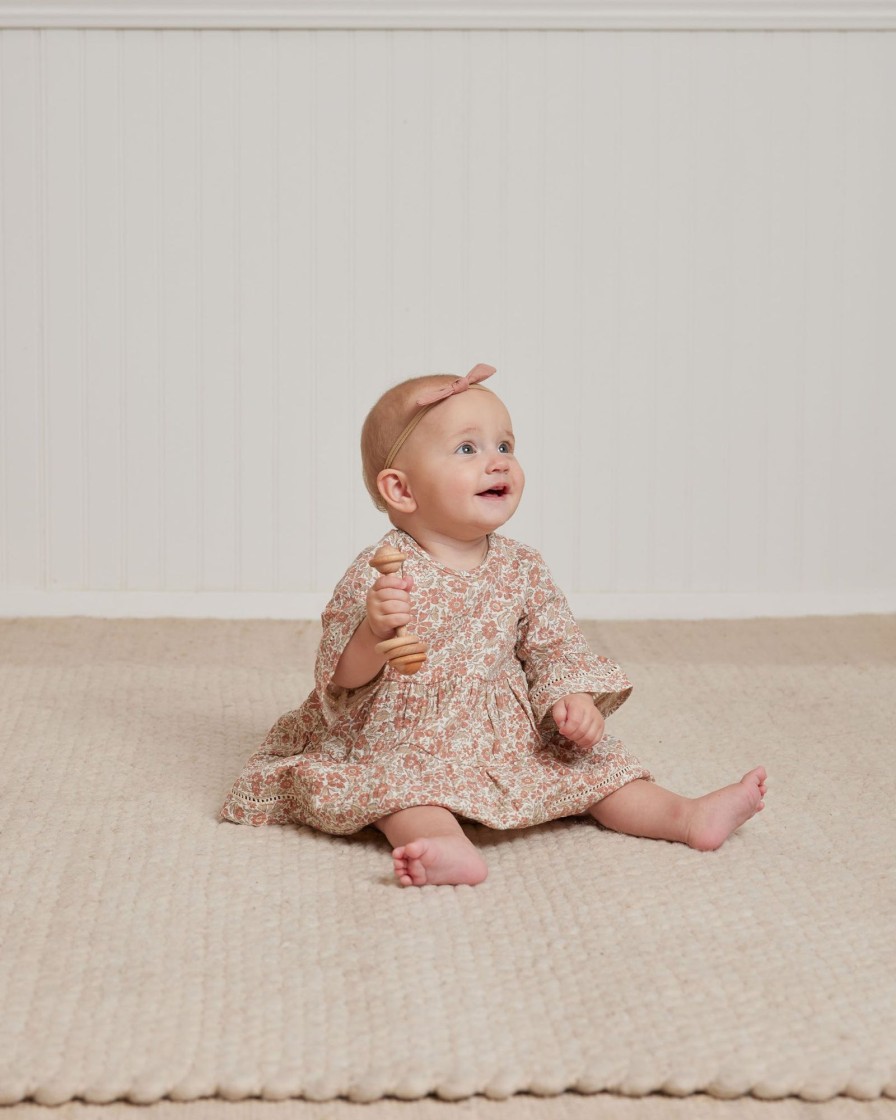 Baby [0-23M] Quincy Mae Dresses | Quincy Mae Belle Dress - Rose Garden