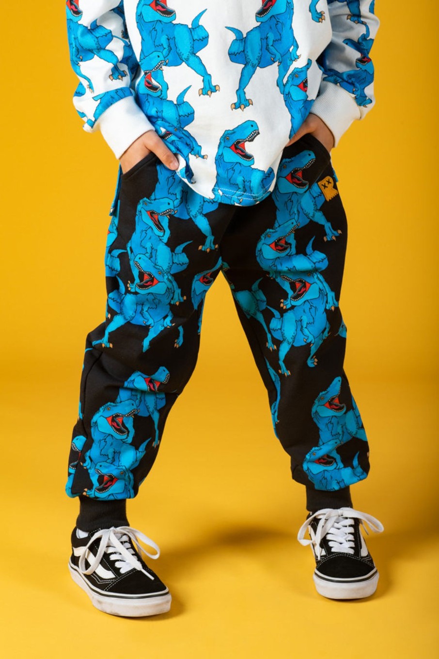 Child [2-14] Rock Your Baby Bottoms | Rock Your Baby Blue Rex Trackies