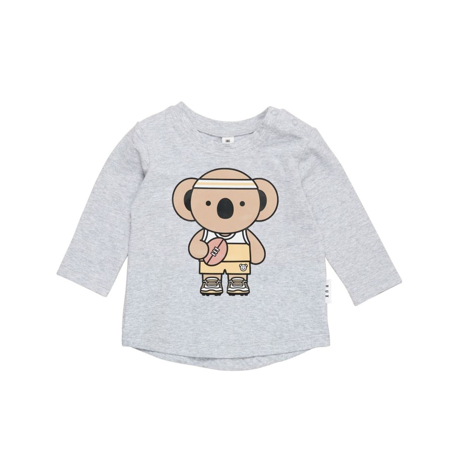 Baby [0-23M] Huxbaby Tops | Huxbaby Sporty Koala Top