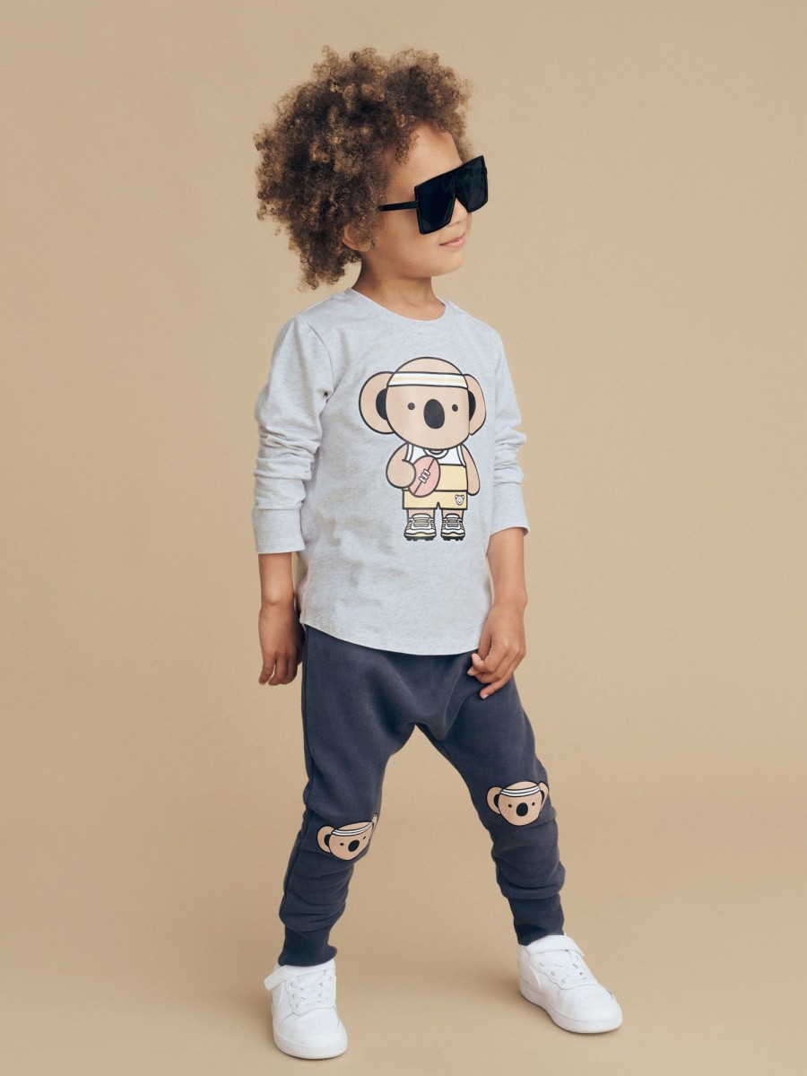 Baby [0-23M] Huxbaby Tops | Huxbaby Sporty Koala Top