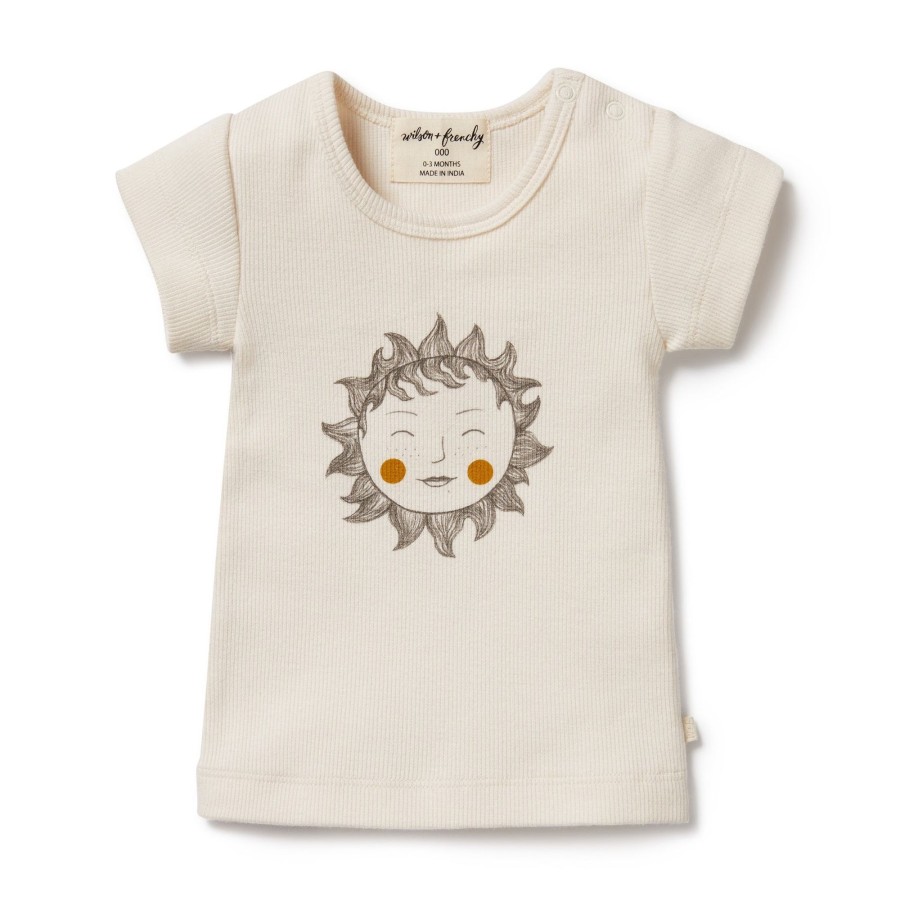 Baby [0-23M] Wilson & Frenchy Tops | Wilson And Frenchy Shine On Me Organic Tee